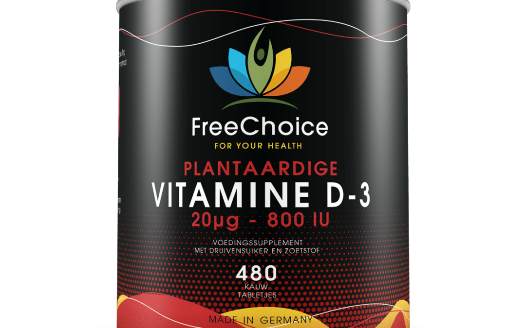 Vitamine D3 - 800 UI - comprimés à mâcher