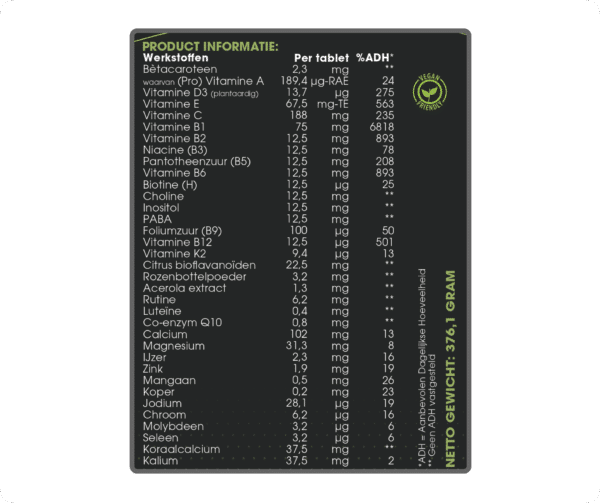 Multivitamine Optimum - Afbeelding 2