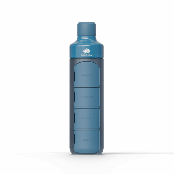 Vitamine fles en doosje
