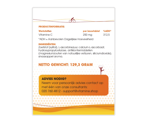 Vitamine C Kauwtabletten - Afbeelding 2