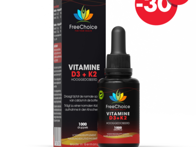 Vitamine D3 en K2 30% korting