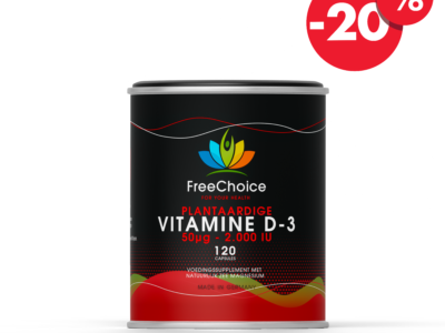 Vitamine D3 met magnesium 20%